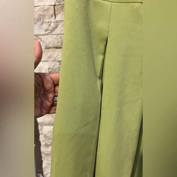 Sharagano size 4 A-Line light green dress - Picture 6 of 11